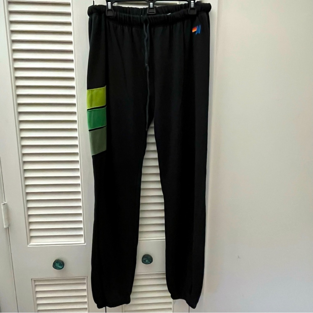 Aviator Nation black sweatpants